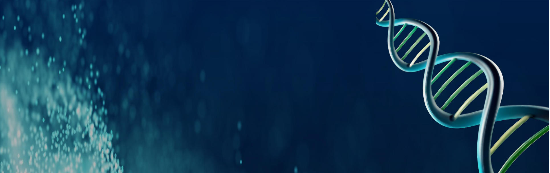 DNA helix representing molecular biology research topic