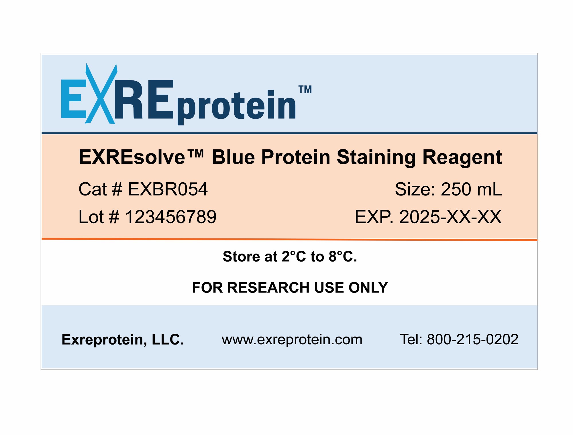 EXREsolve™ Blue Protein Staining Reagent